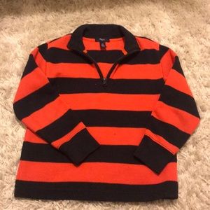 Gap kids orange and navy light weight sweater